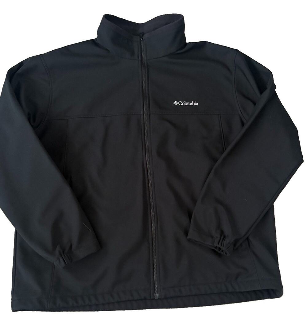 Columbia Bowen Lake Softshell Jacket Black Men’s Size 2XL